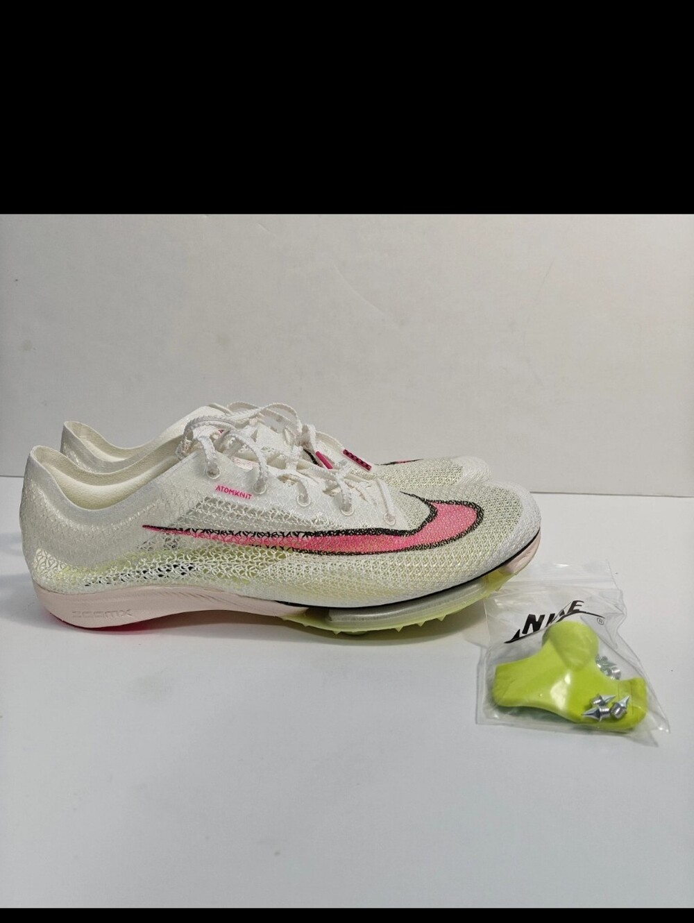 Nike Size 10 Men Air Zoom Victory Track Spikes Sail Pink Cleat Shoes CD4385-101